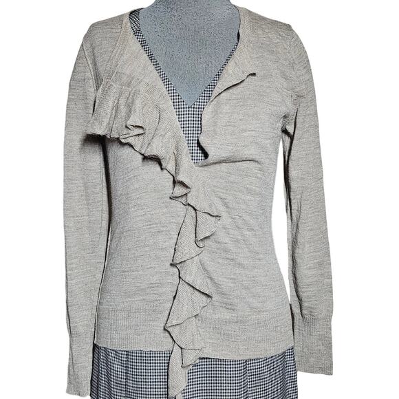 Banana Republic Alpaca and Wool Blend Cardigan Sweater Size Medium - Picture 1 of 4